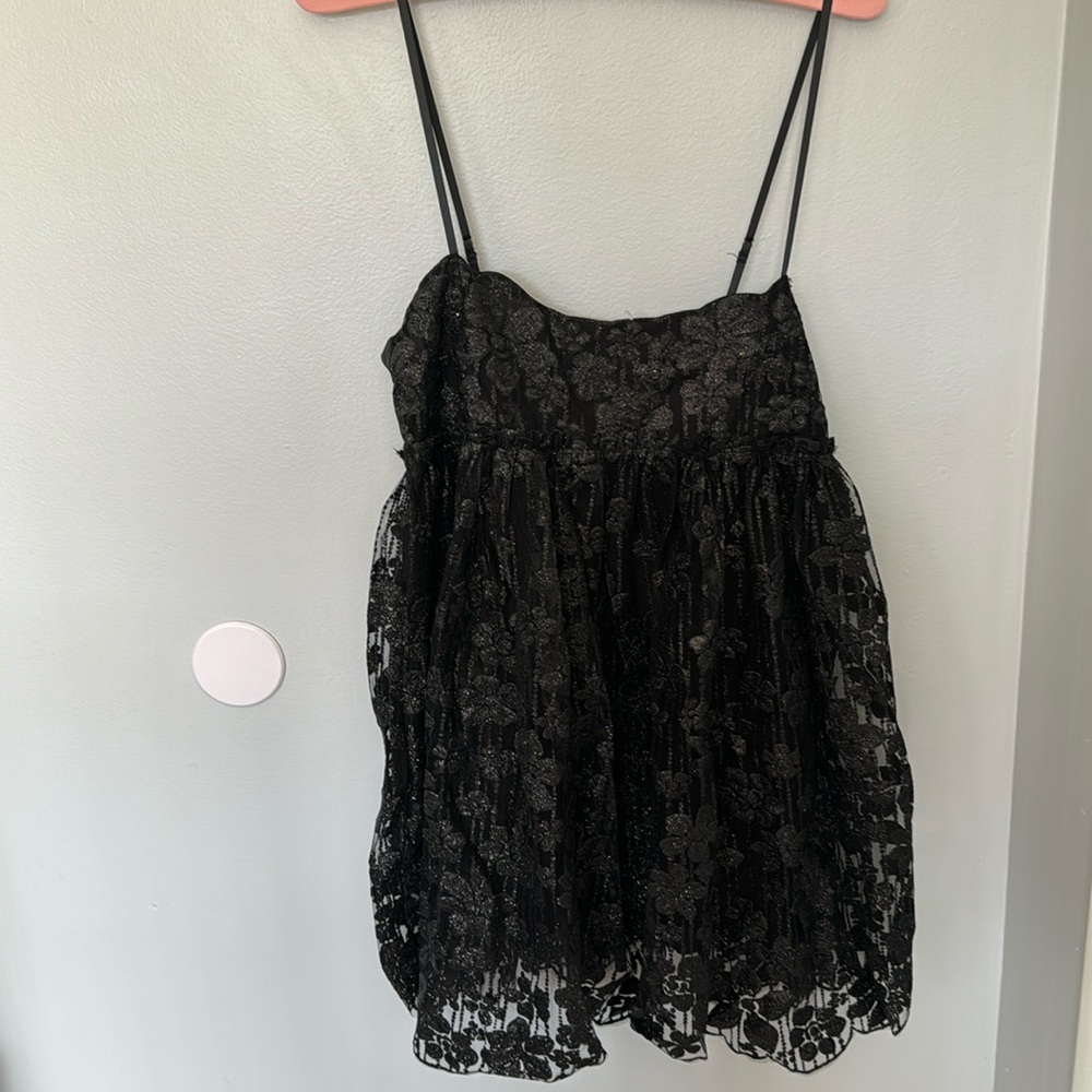 NWOT Free People All That Glitters Babydoll Mini Dress Size Various - Picture 5 of 11
